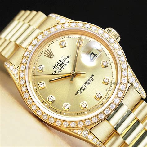 men's all gold rolex|18k gold Rolex men's watch.